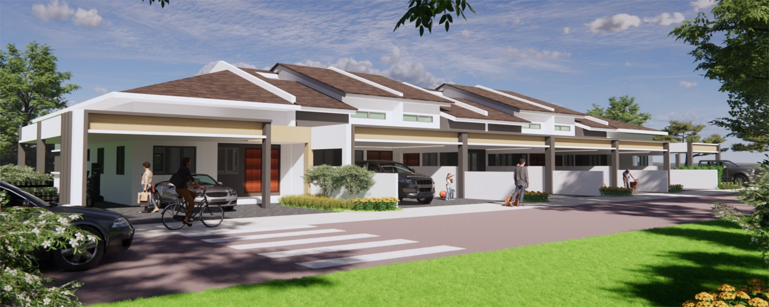 4 Bedrooms Single Storey Terrace, Alpine Green 綠山園, Taman Tunku